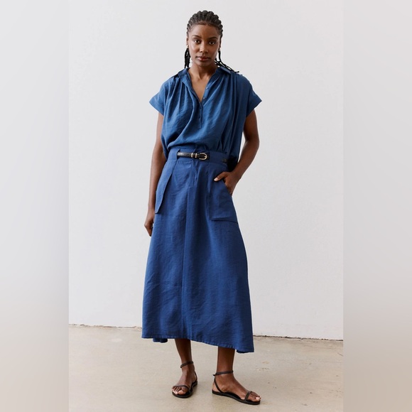 Ruti LIGHT POPLIN UTILITY SKIRT